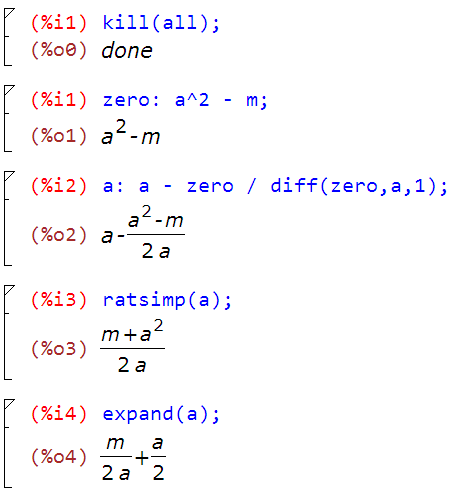 Iterating for Square-Root