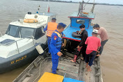 Pastikan Keamanan Wilayah Perairan Kota Tanjung Balai Aman dan Kondusif : Sat Polairud Polres Tanjung Balai Laksanakan Patroli Rutin