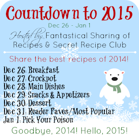 Join in on the Countdown to 2015 to share the best recipes of 2014 from your blog! #recipes #blogfun #2015