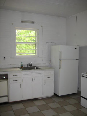 Kitchen sink & the only counter space!