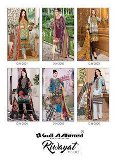 Gull ahmed Riwayat vol 2 Pakistani Lawn Suits