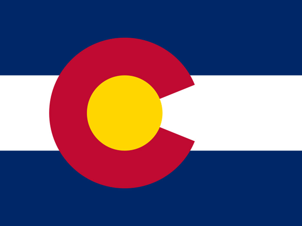 State Flag of Colorado, USA - American Images