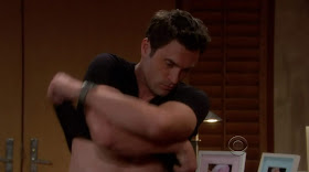 Daniel Goddard Shirtless on Young and the Restless 20110519