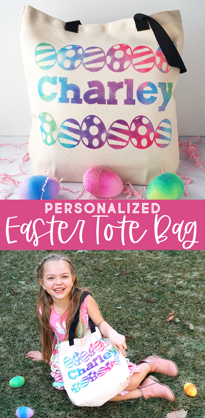 Personalized Easter Tote Bag