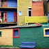 Rumah Warna-warni di La Boca, Argentina