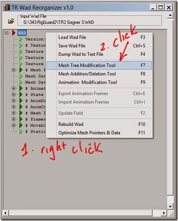 Click Mesh Tree Modification Tool