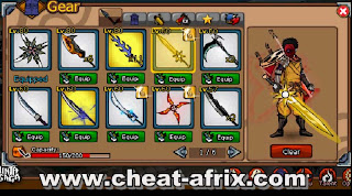 Cheat Weapon Blacksmith House Ninja Saga