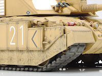 Tamiya 1/35 British Main Battle Tank Challenger 2 (Desertised) (35274) English Color Guide & Paint Conversion Chart