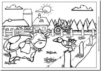 granja y animales colorear (7)