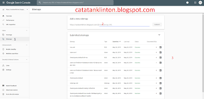 Sitemap Google Webmaster/Search Console