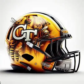 Georgia Tech Yellow Jackets Halloween Concept Helmets