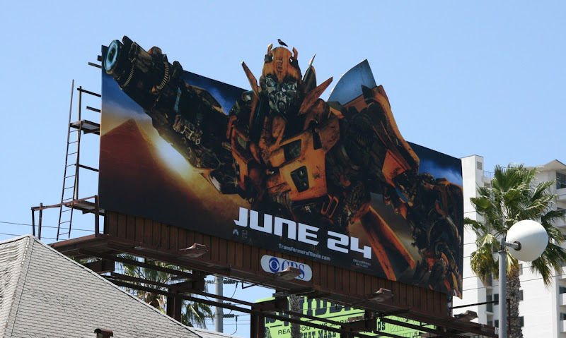 Autobot Bumblebee Transformers 2 film billboard