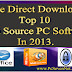 Free Direct Download Top 10 Open Source PC Software In 2013. ( Bossie Awards 2013 )