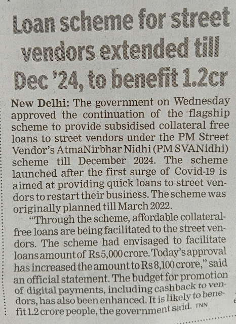 PM SVANidhi Loan Scheme