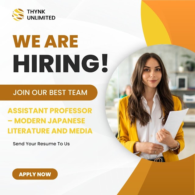 Assistant Professor: Modern Japanese Literature and Media