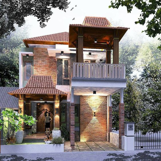 5 Desain Rumah  Minimalis  Modern Dengan Sentuhan Etnik  Jawa 