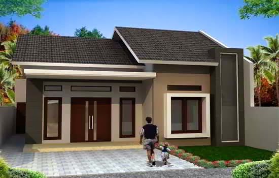  Desain Rumah Sederhana Tanpa Garasi  2019 