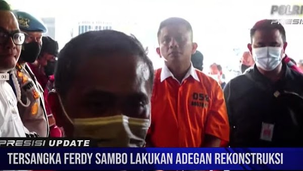 Rekonstruksi Pembunuhan Brigadir J di Magelang-Saguling Selesai