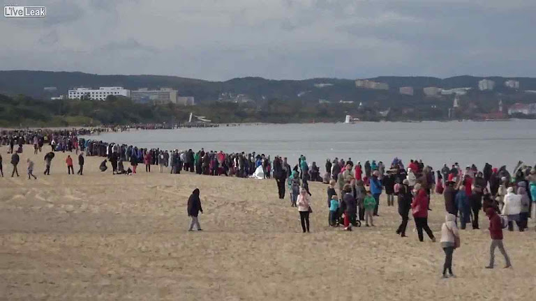 'Rosário nas Fronteiras' nas praias do Mar Báltico