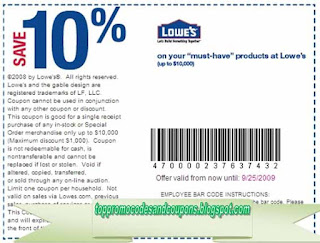 Free Printable Lowes Coupons