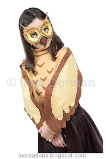 Homemade owl costume