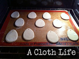 DIY salt dough Easter Ornaments {A Cloth Life}