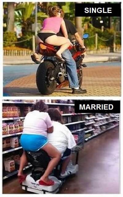 16 Funny Pictures Of The Startling Differences Between Single And Married Life - A babe or a baby