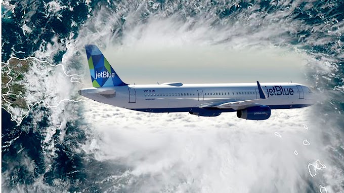 Un  avión de Jet Blue sobrevoló el huracán Fiona desde Punta Cana a Newark arriesgando pasajeros y tripulación
