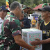 Brigjen TNI Rayen Obersyl Berikan Sembako Kepada Warga Dusun Berkat