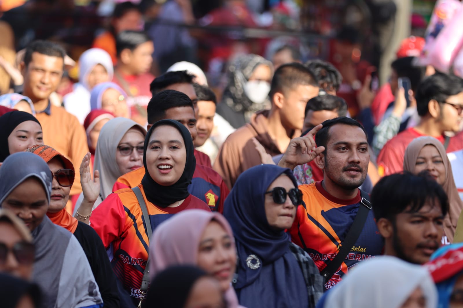 WARGA RIAU DI HUT GERINDRA