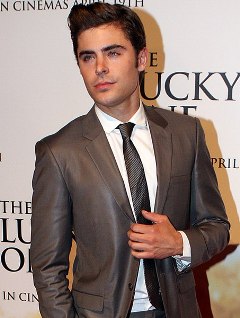 Zac Efron à l’avant-première du film « The Lucky One »