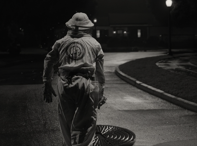 Sword Beekeeper Appears From Manhole WandaVision Marvel Disney Plus