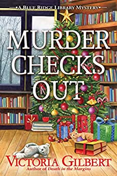book cover of cozy mystery novel Murder Checks Out by Victoria Gilbert