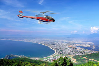 Helicopter tours open in Da Nang for Tet