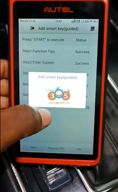 Autel KM100 Adds Mazda CX-5 2019 Key with Autel Key 6