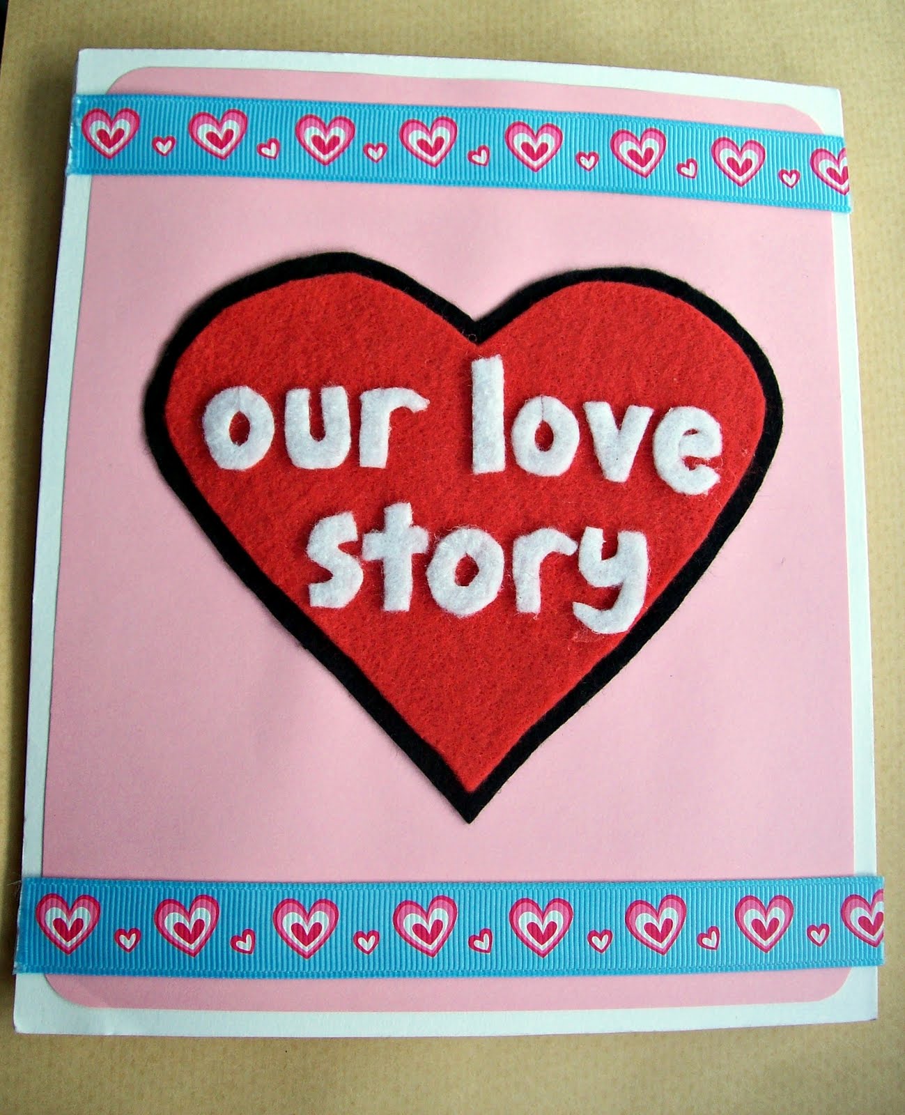 Zliah's handmade card: Kad (156) - Our love story - 2nd 