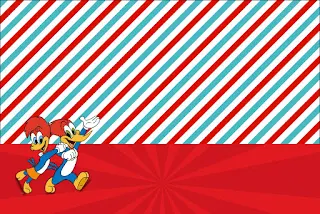 Woody Woodpecker Free Printable Invitations.