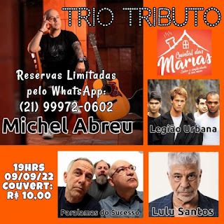 Trio Tributo com Michel Abreu no Quintal das Marias
