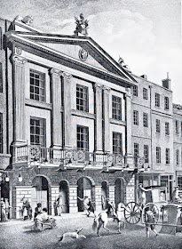 Adam's reconstruction of the Theatre Royal, Drury  Lane 1776 from The Architecture of Robert and James Adam by AT Bolton (1922)