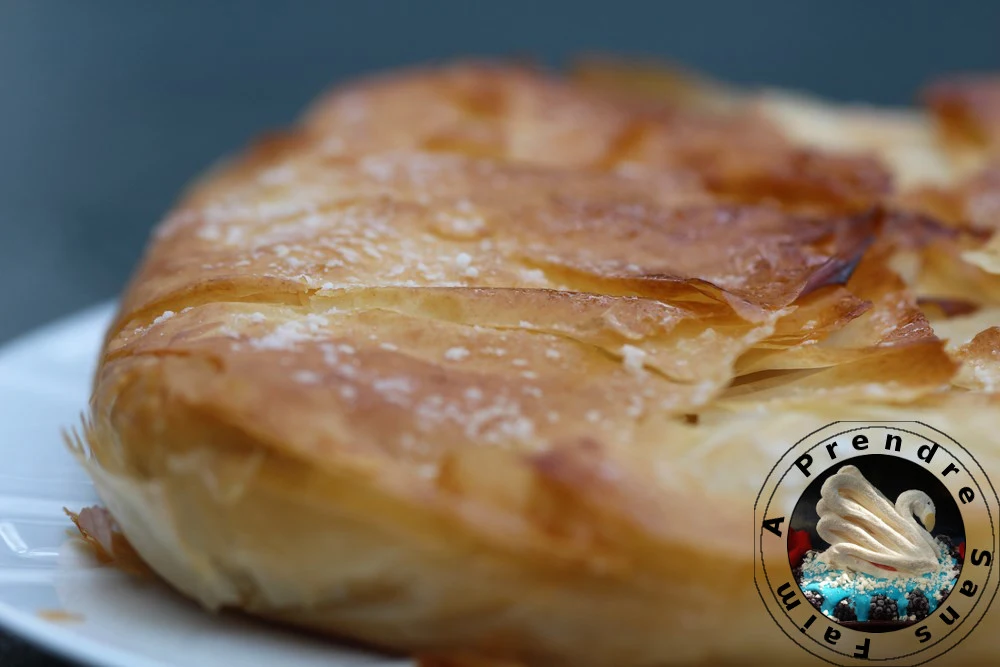 Tourte de pommes rôties au calvados (pas à pas en photos)