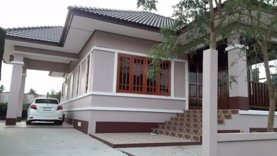 contoh model dinding depan rumah minimalis