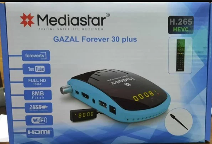 MEDIASTAR MS-GHAZAL FOREVER 30 PLUS HD  NEW SOFTWARE V207 ON 13-12-2023