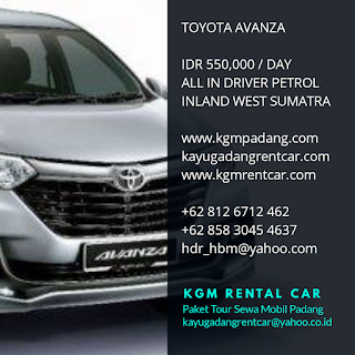 rental kereta di padang