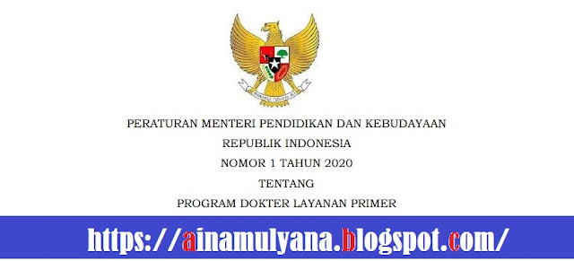 <b>Permendikbud Nomor 1 Tahun 2020</b>