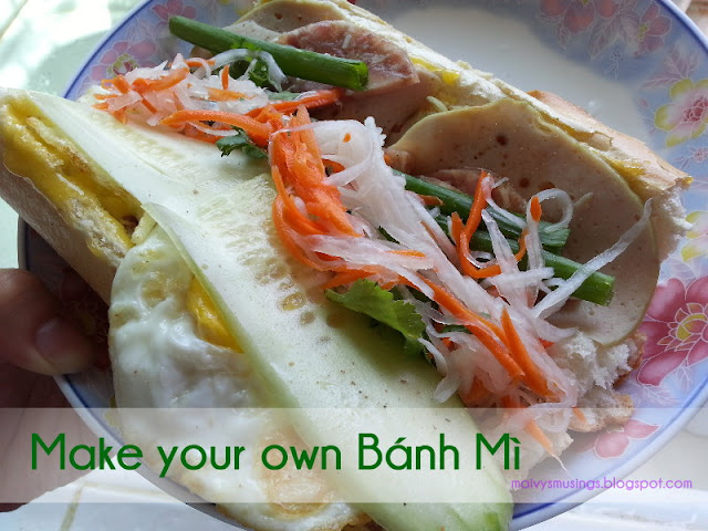 Maivy's Musings- How to make Banh Mi (Vietnamese Sandwiches)