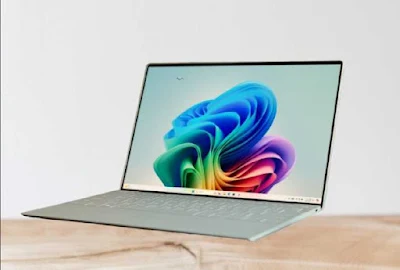 أفضل لاب توب Dell XPS 13 AI ، بشاشة قياس 13 بوصة،  يدعم الذكاء الاصطناعي.