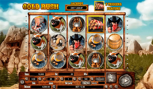 Main Gratis Slot Indonesia - Gold Rush Habanero