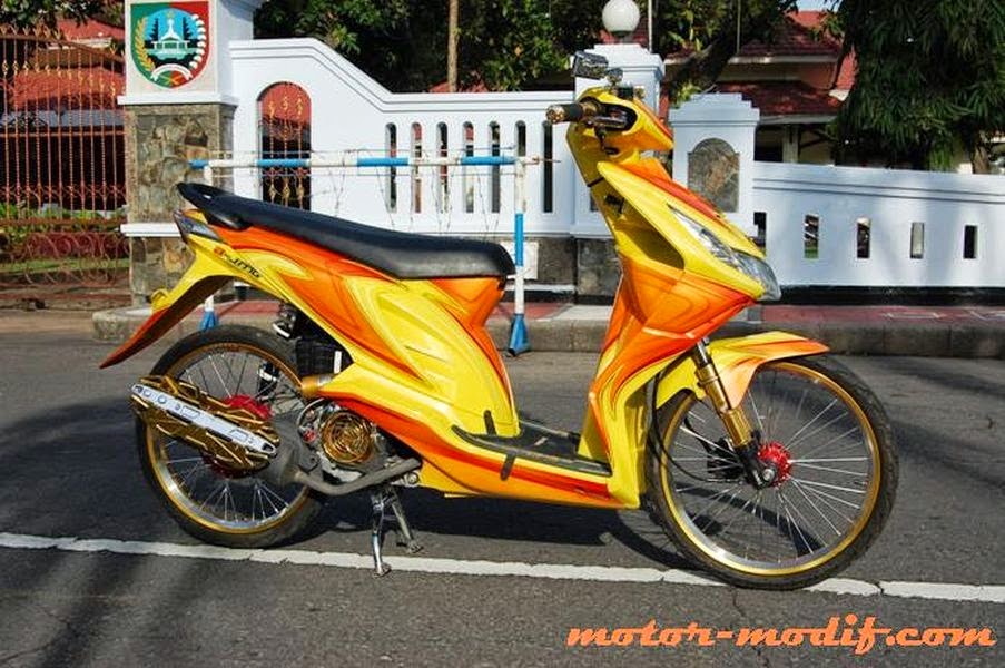 9 Foto Modifikasi Airbrush  Honda Beat  Keren Unik Variasi 