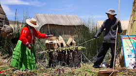 Totora Reed Islands, Uros, Puno, Peru