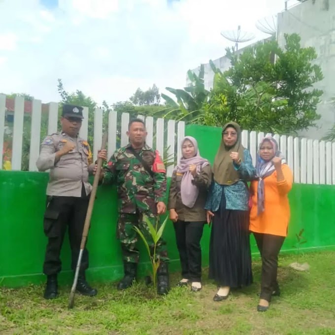 GOTONG ROYONG DAN PENANAMAN POHON